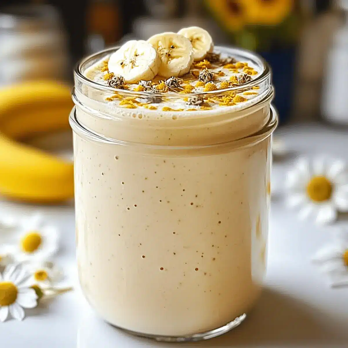 Banana Chamomile Tea Smoothie