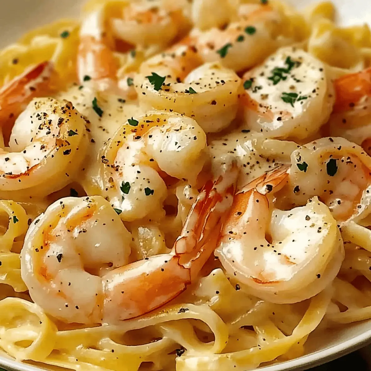 Creamy Garlic Shrimp Pasta