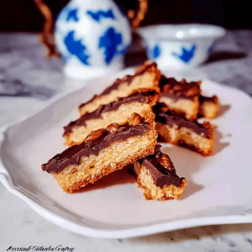 Nussecken Chocolate Hazelnut Bar Cookies