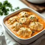 Tomato Soup with Cheddar Bay Dumplings
