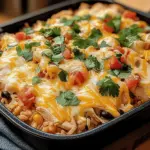 Mexican Chicken and Rice Bake