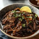 Sweet & Savory Caramelized Pulled Beef Brisket