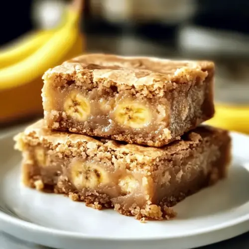 Banana Blondies