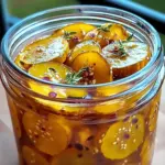 Sweet and Tangy Yellow Squash Pickles
