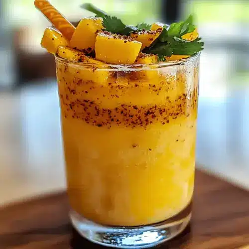 Mangonada Mocktail with Mango Chamoy