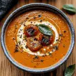 Creamy Roasted Garlic Tomato Soup