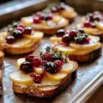 Cranberry Apple Brie Crostin