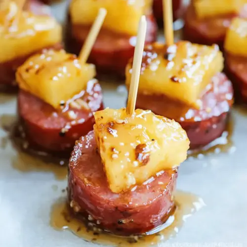 Glazed Kielbasa Bites