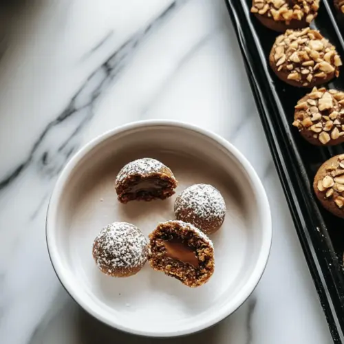 Nutty Chocolate Ball Cookies