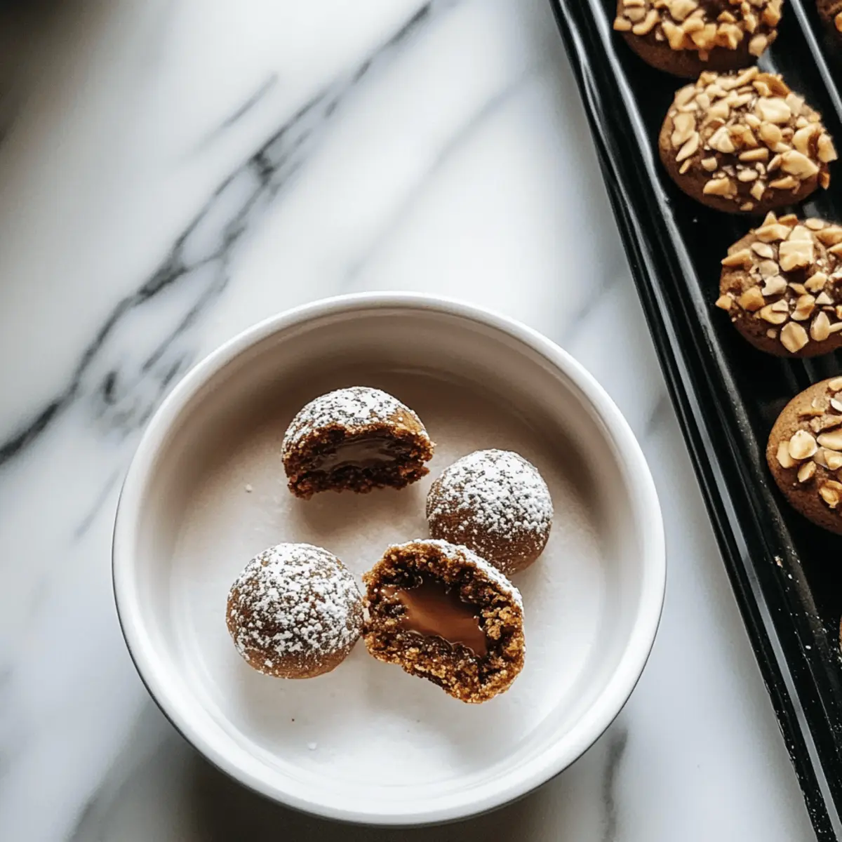 Nutty Chocolate Ball Cookies