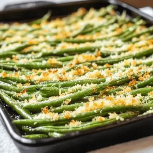 Roasted Parmesan Green Beans
