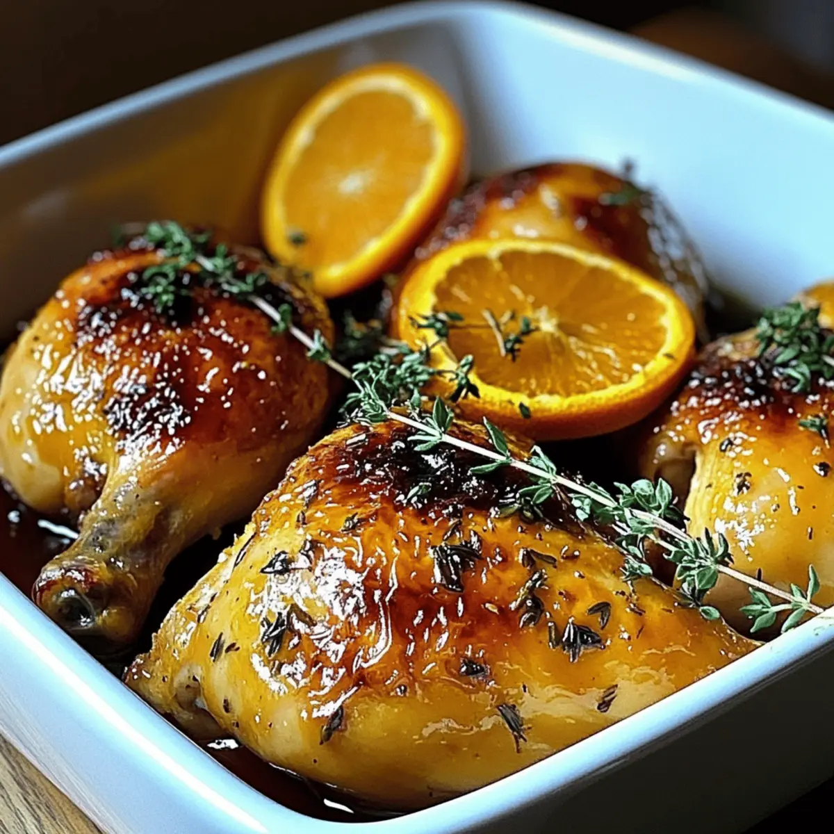 Sweet and Savory Roasted Orange Chicken