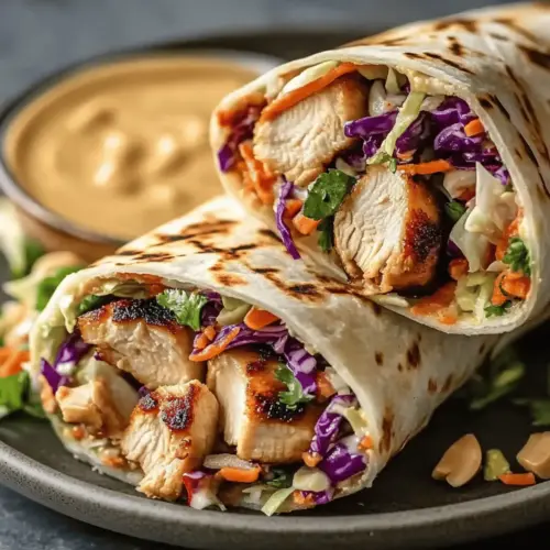 Thai Chicken Wrap