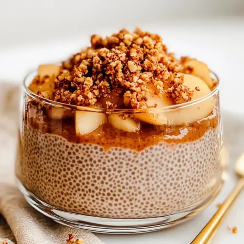 Apple Crumble Chia Pudding