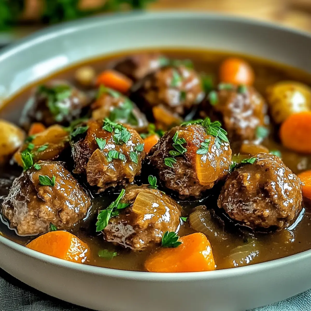 Irish Stew Meatballs