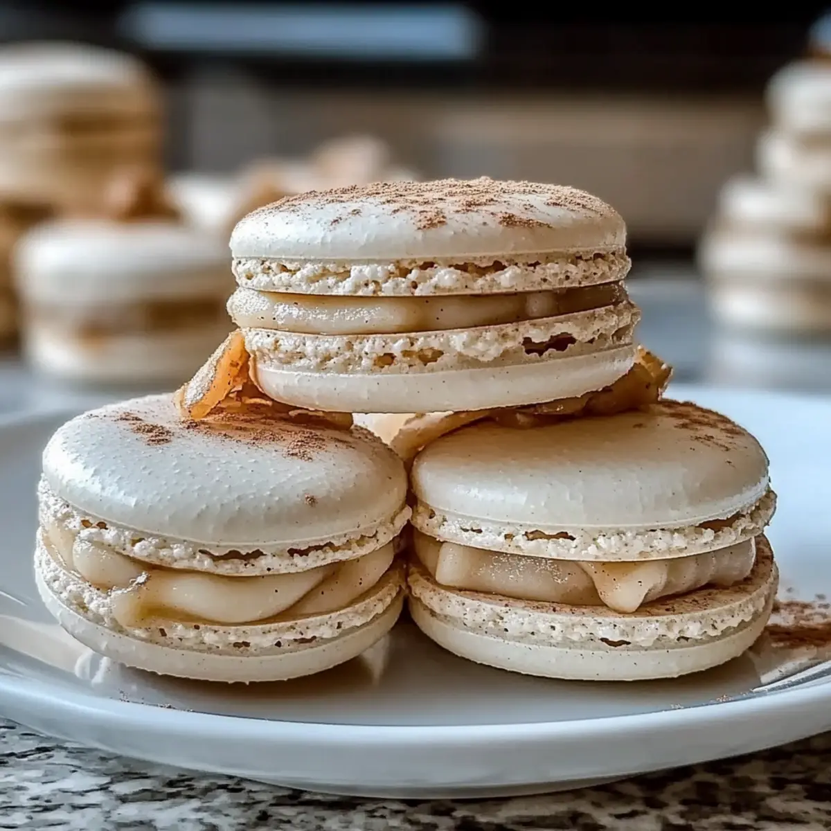 Apple Pie Macarons