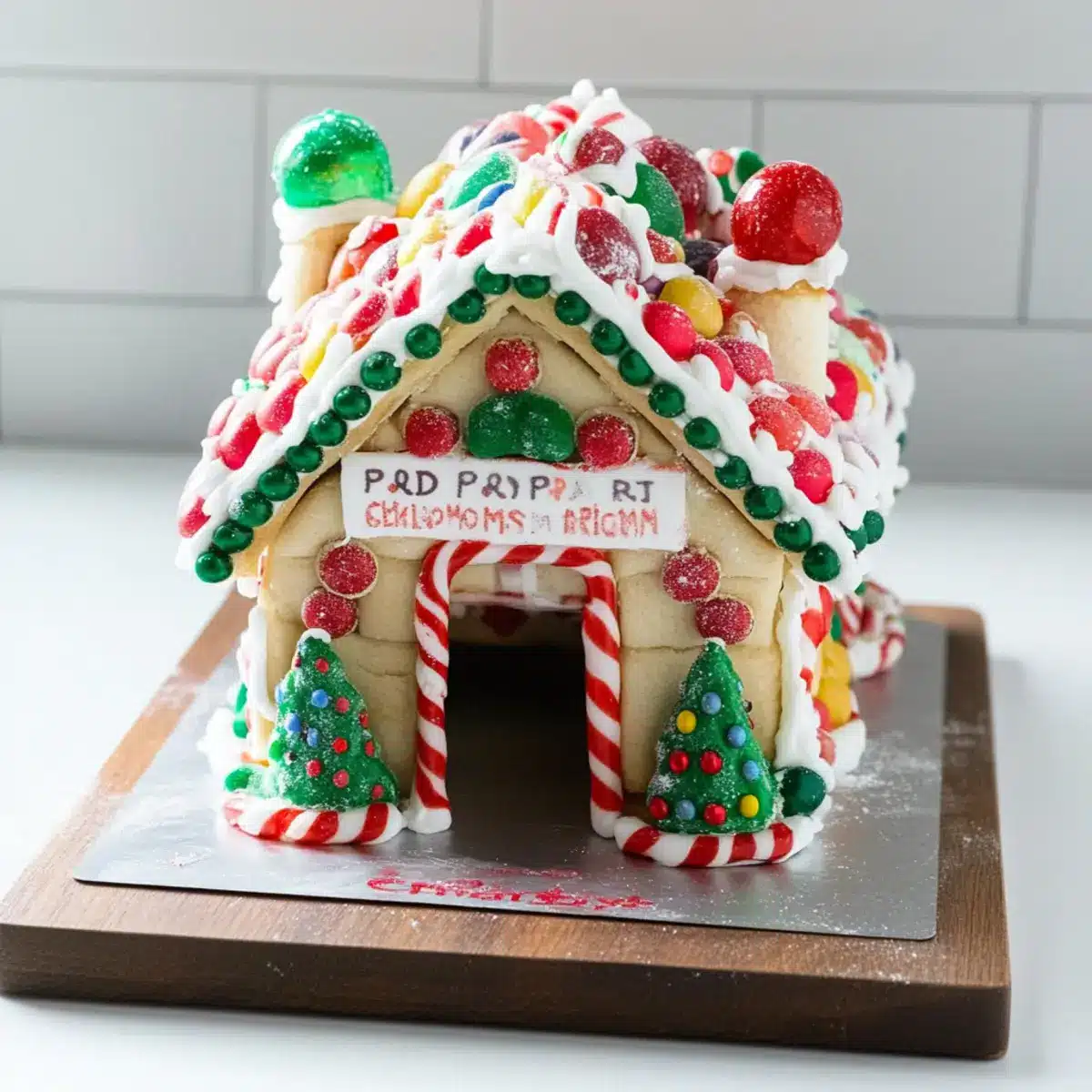 Pop Tart Gingerbread House