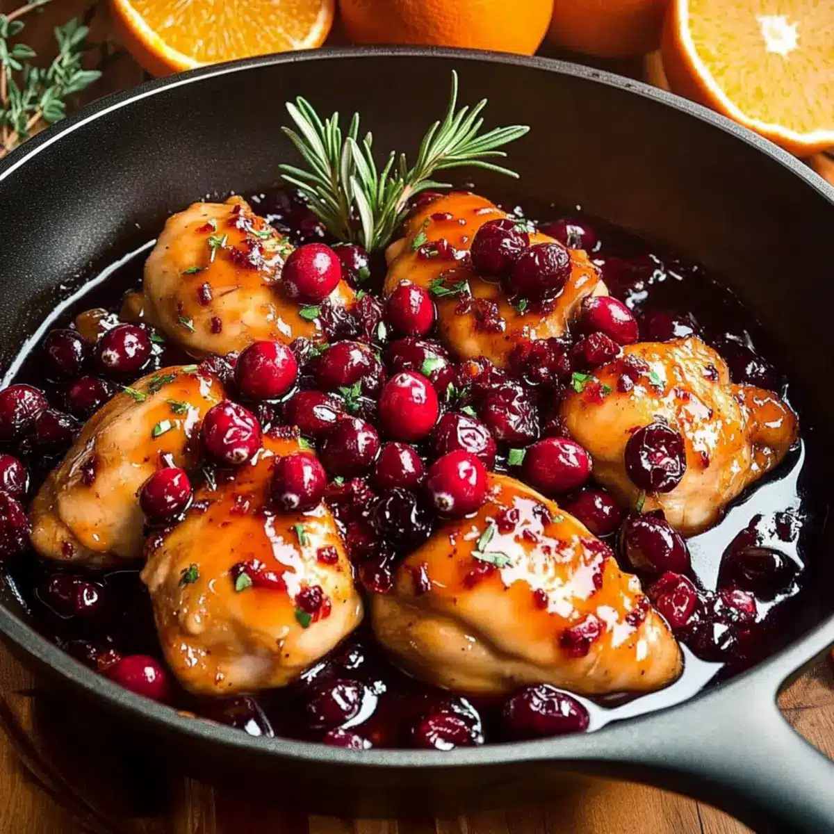 Cranberry Orange Chicken