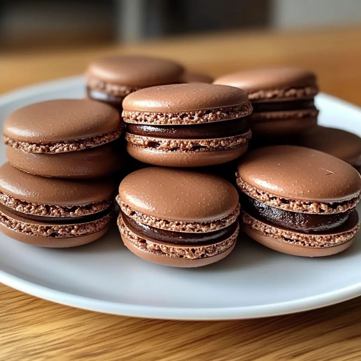Chocolate Macarons