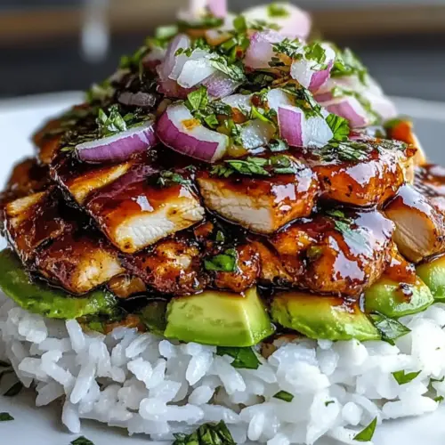 Honey Lime Chicken Stack
