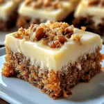 Carrot Cake Bars with Cream Cheese Frosting