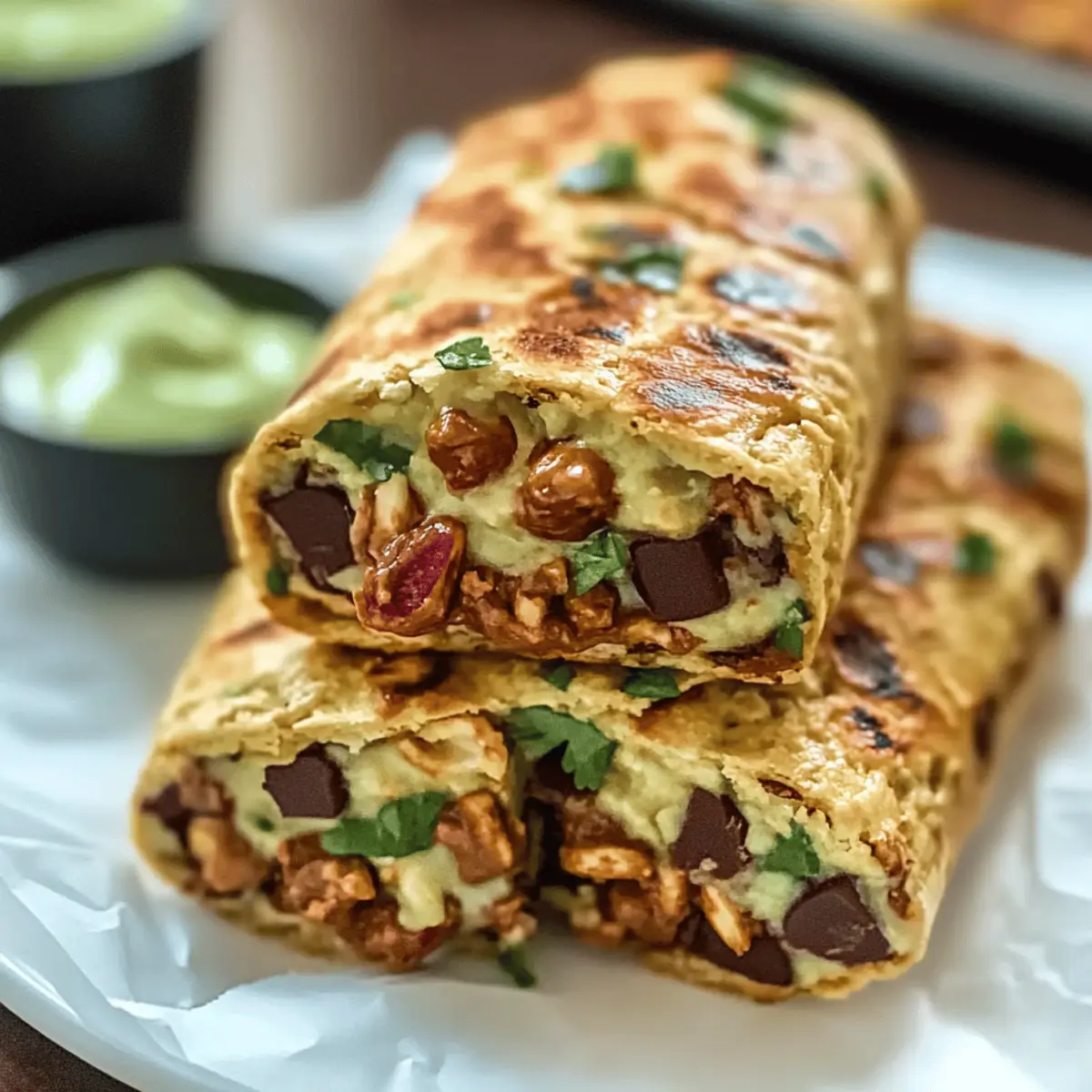 Chipotle Ranch Grilled Chicken Burrito