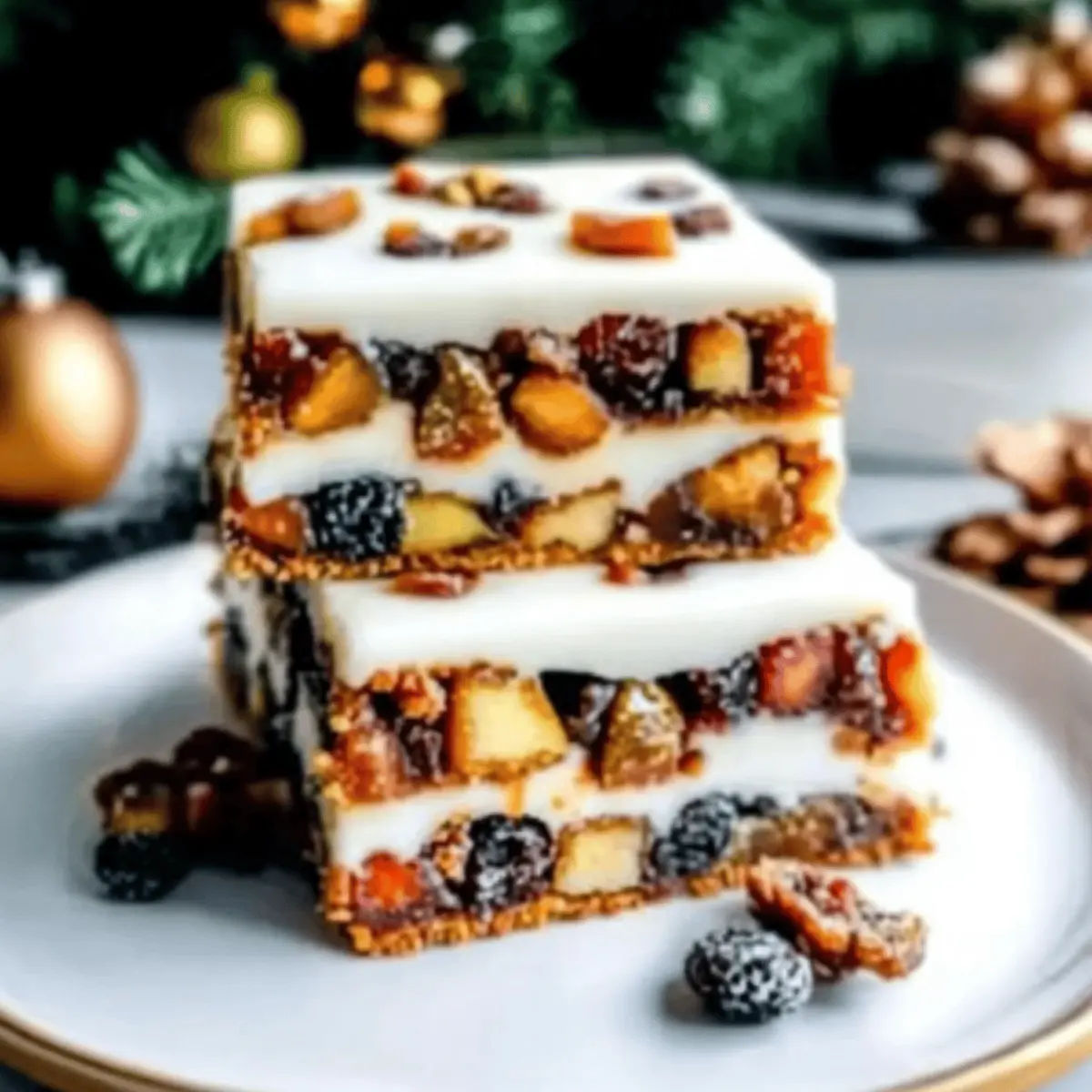 Christmas Fruitcake Traybake