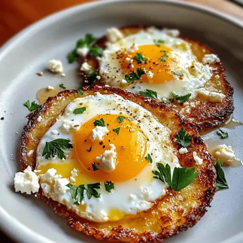 Crispy Feta Fried Eggs