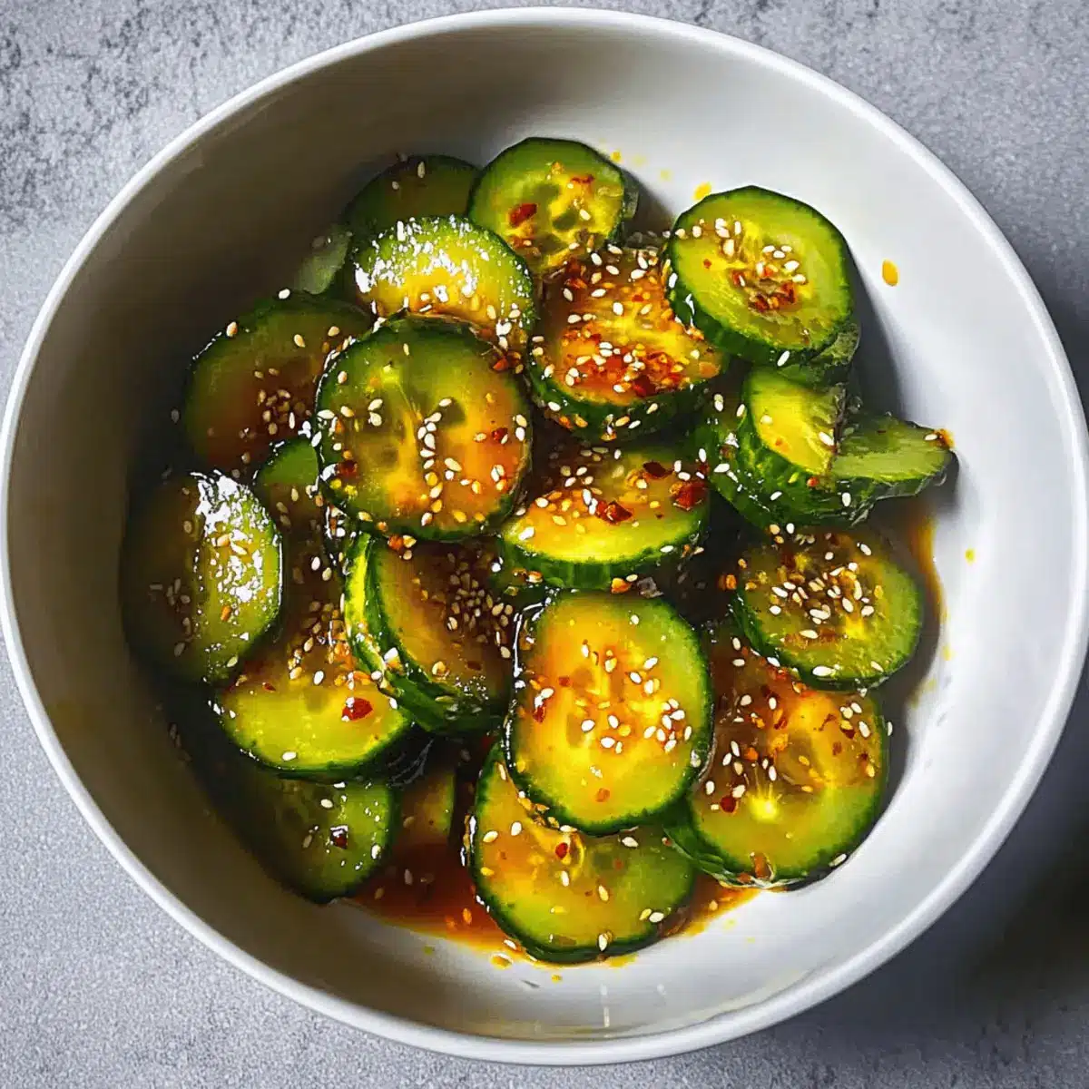 Easy Asian Cucumber Salad