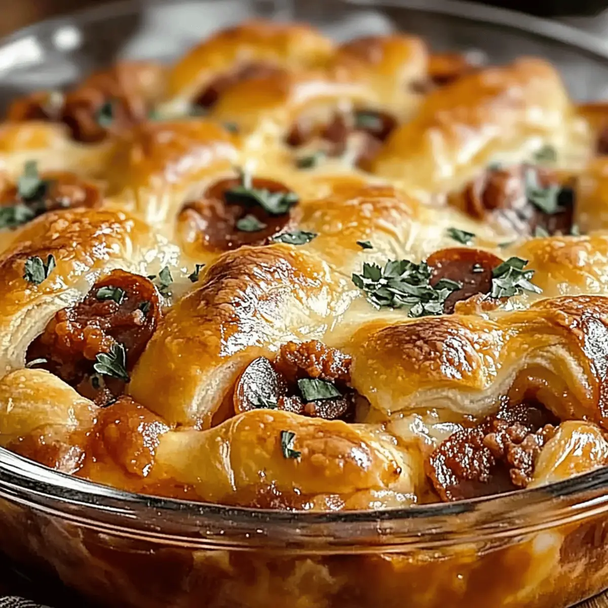 Italian Crescent Casserole