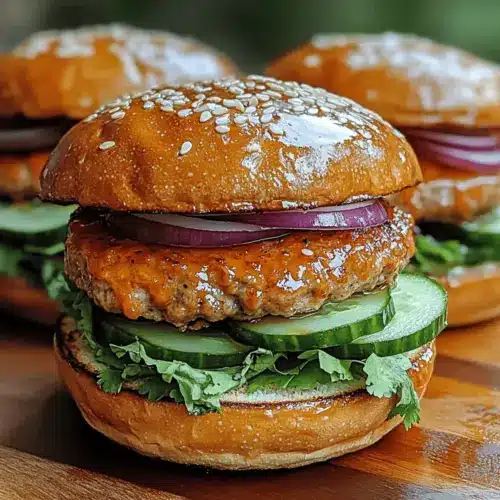 Thai Sweet Chili Turkey Burgers