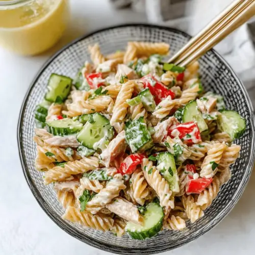 Tuna Pasta Salad with Peas