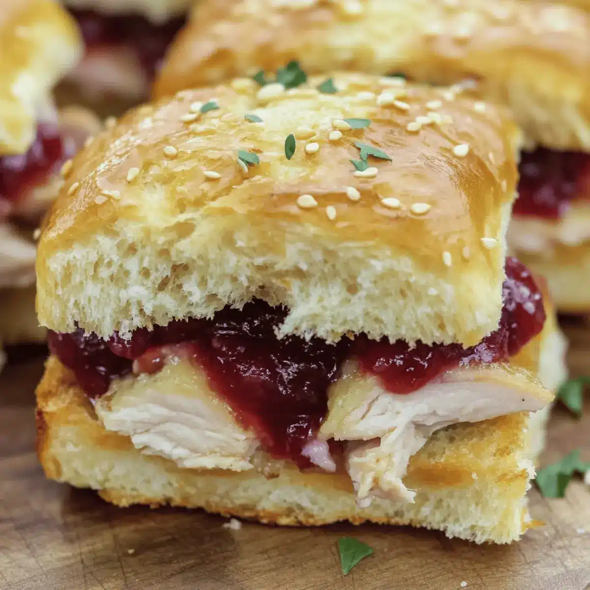 Turkey Cranberry Sliders