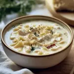 White Chicken Lasagna Soup