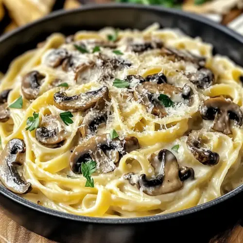 Creamy Mushroom Gruyere Pasta