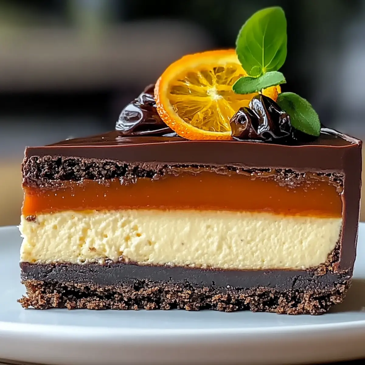 Chocolate Orange Cheesecake