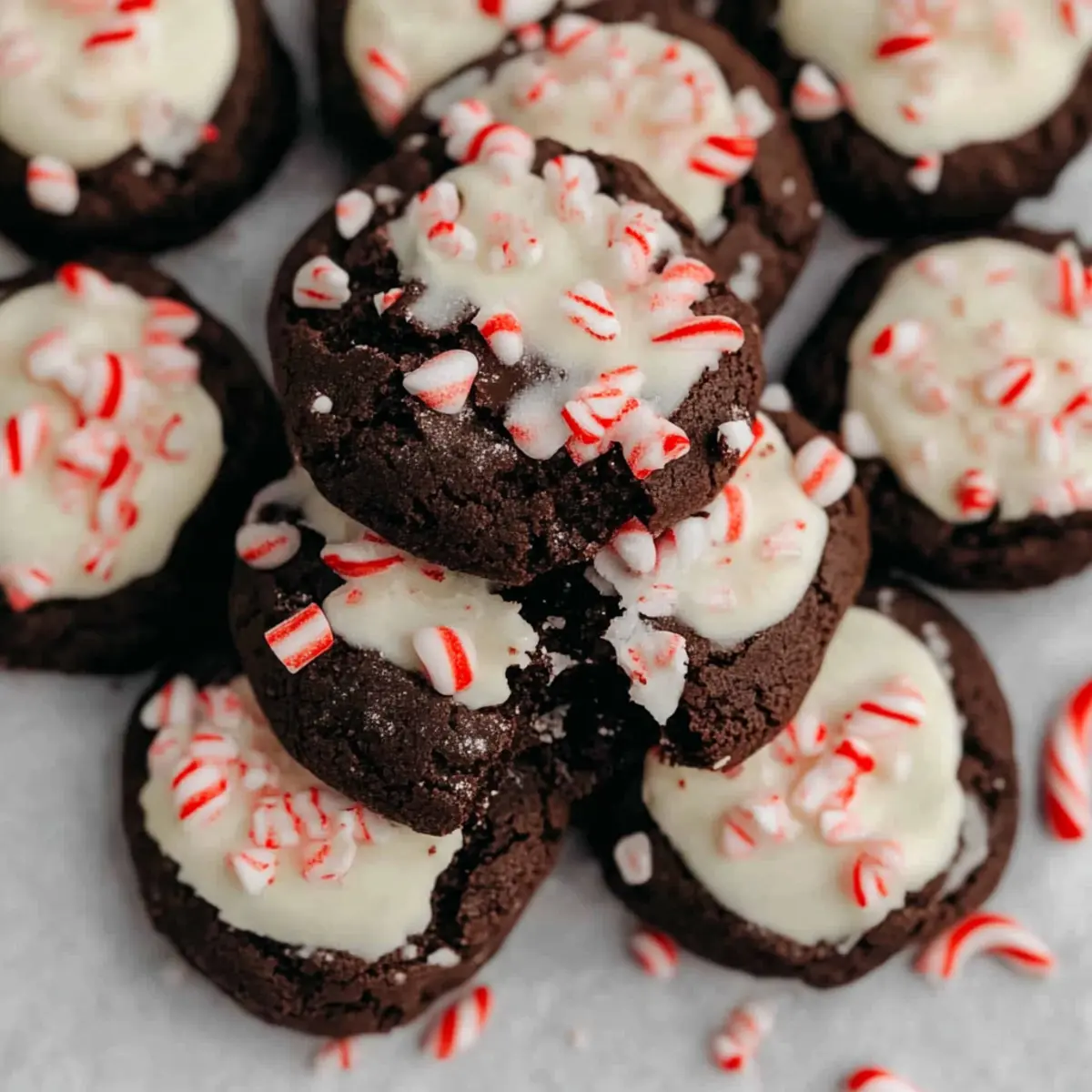 Peppermint Bark Cookies