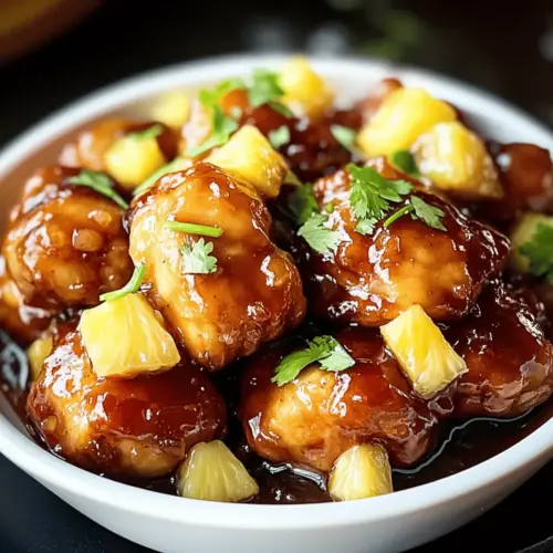 brown sugar pineapple chicken