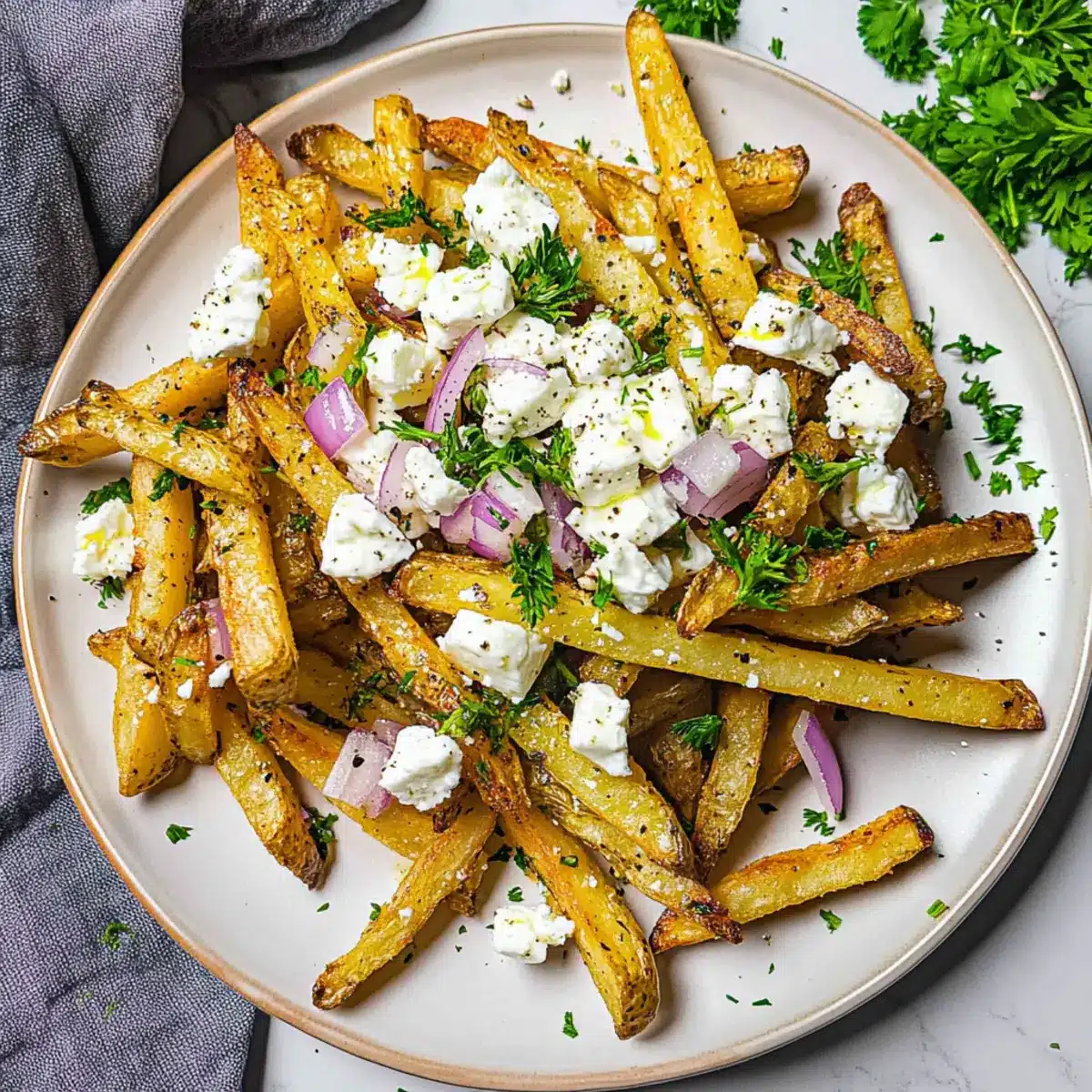 Homemade Greek Fries