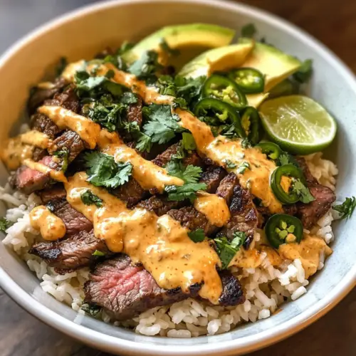Steak Queso Rice