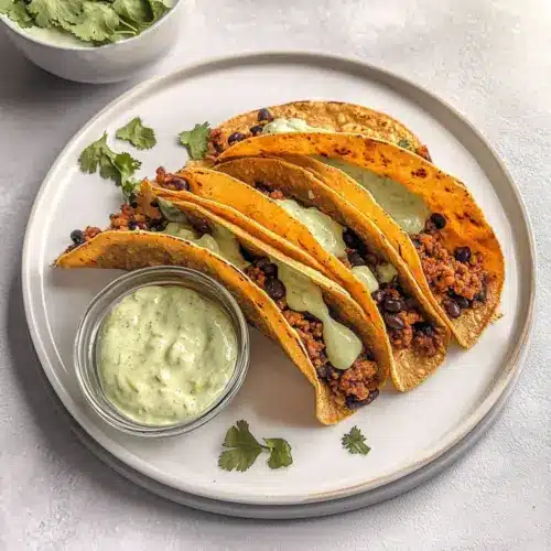 Crispy Baked Ground Turkey Tacos