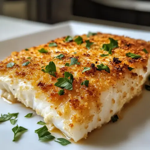 Parmesan Crusted White Fish