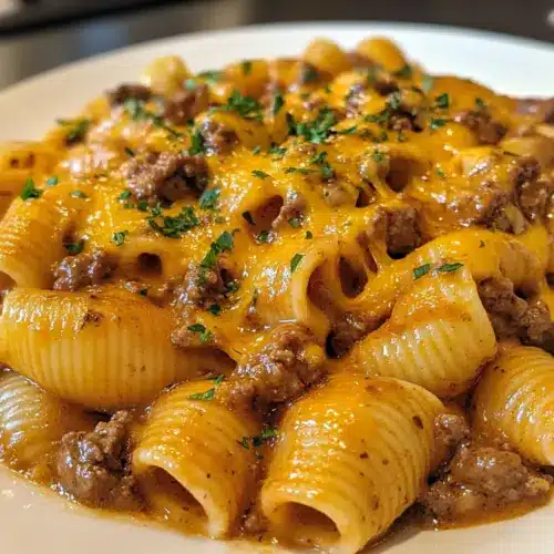 Creamy Beef and Shells