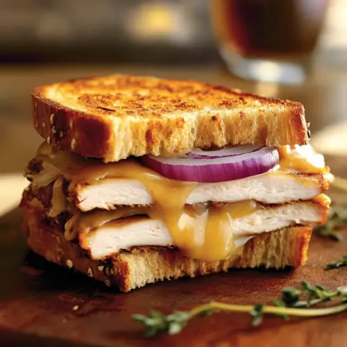 Turkey Dijon Melt Sandwiches