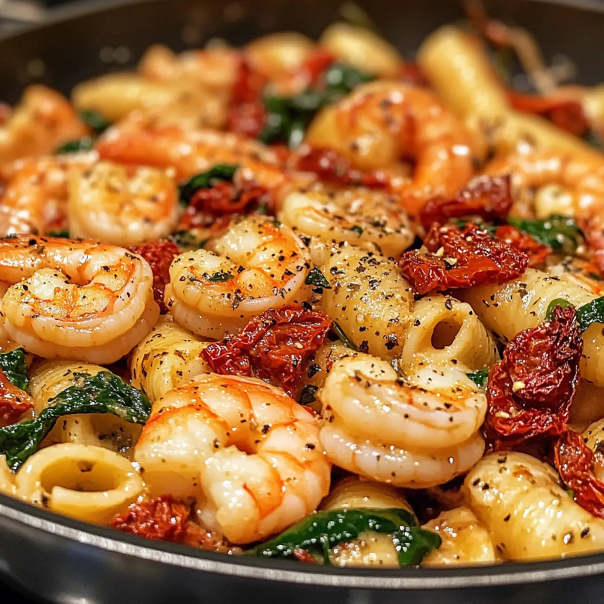Tuscan Shrimp Pasta