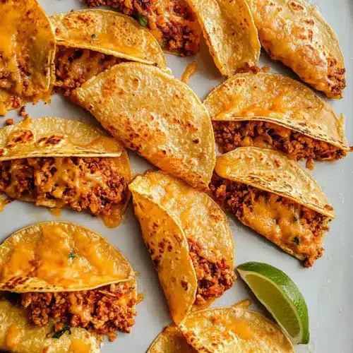Crispy Baked Chicken Tacos
