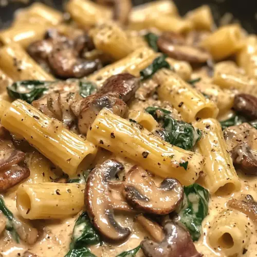 Tuscan Mushroom Pasta Skillet