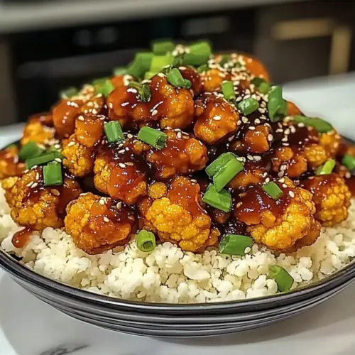 General Tso’s Cauliflower Bowls