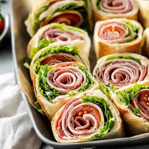 Italian Pinwheel Sandwiches