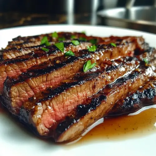 Flank Steak with Soy Marinade
